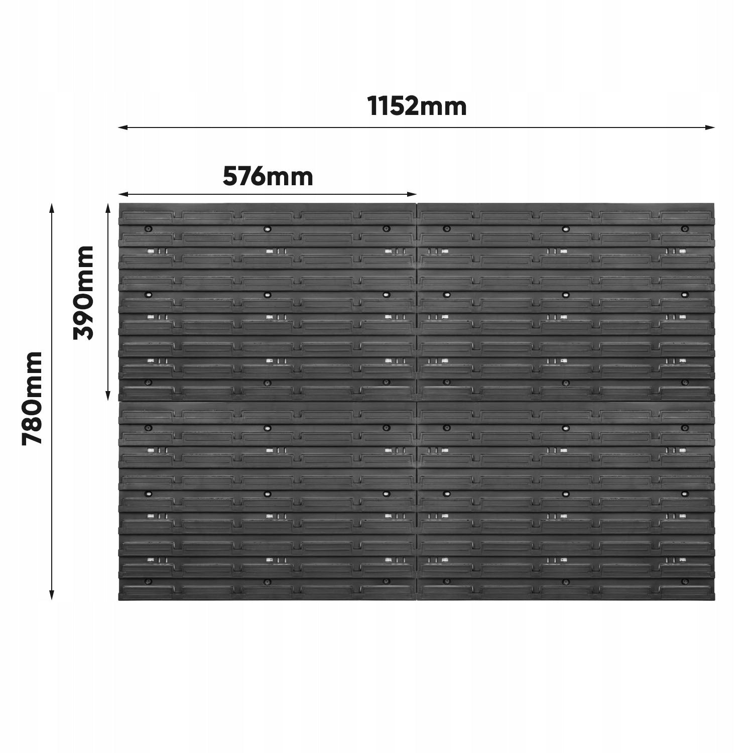 Workshop tool board 78x115 cm wall Product width 115.2 cm