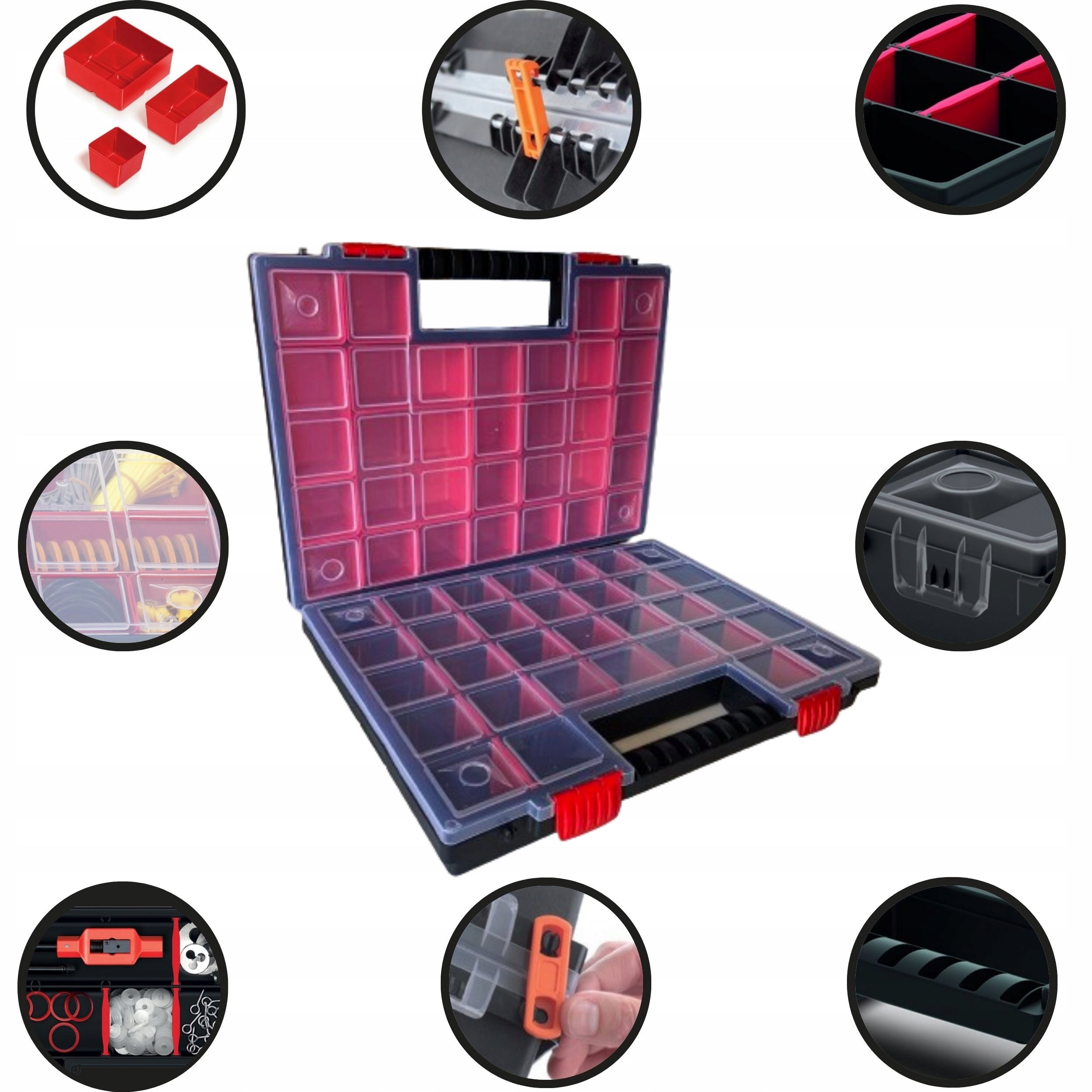 Workshop tool organizer NORD16DUO Suitcase for screws Product width 30 cm