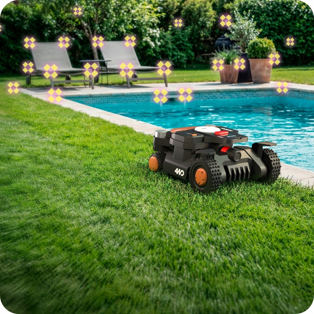 Worx Vision Cloud 4WD 4X4 RTK V-SLAM WR340E Mowing width 20 cm