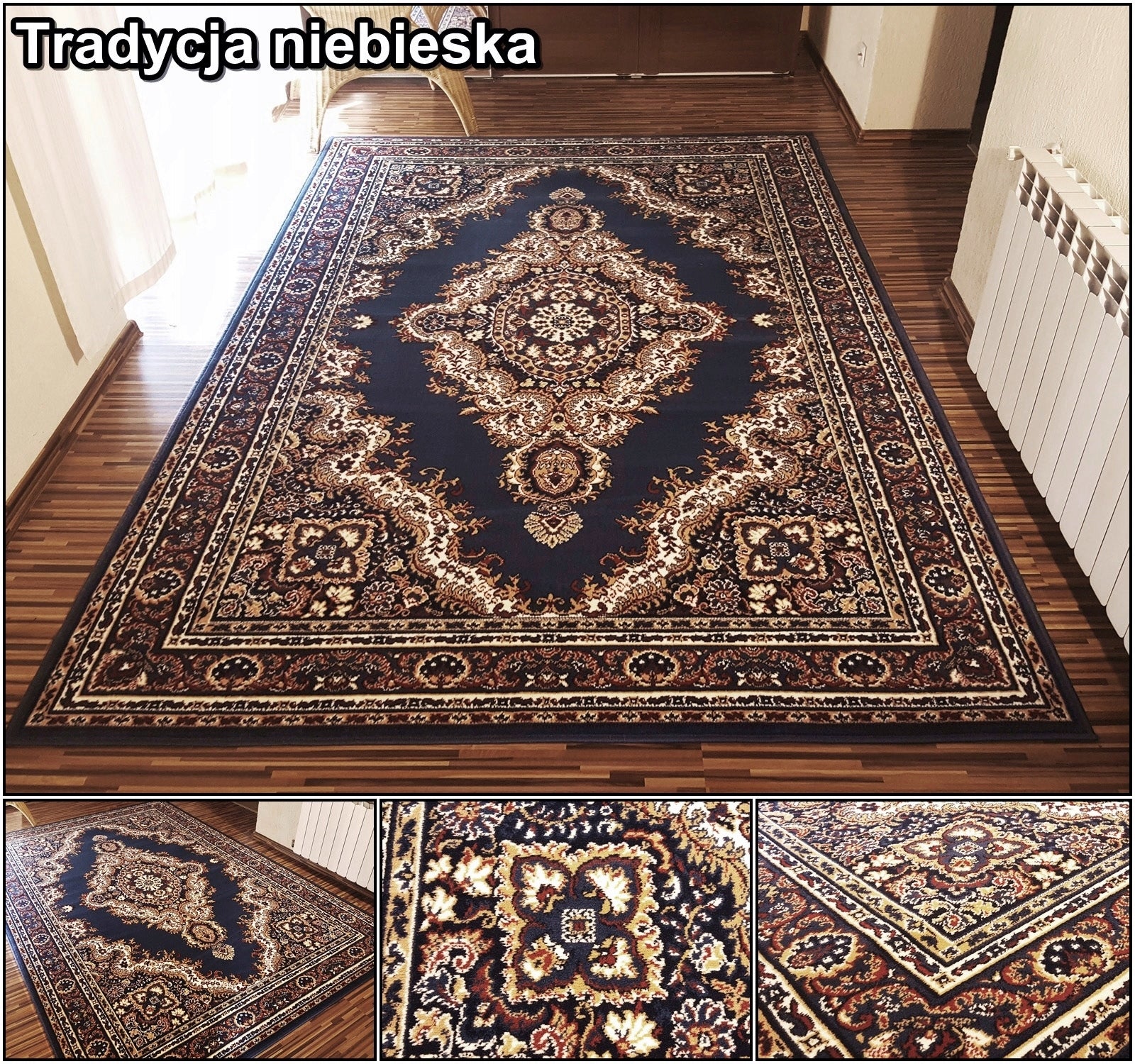 Woven carpet Alfa 200x300 cm modern Belgian for bedroom living room brown Kind with short hair