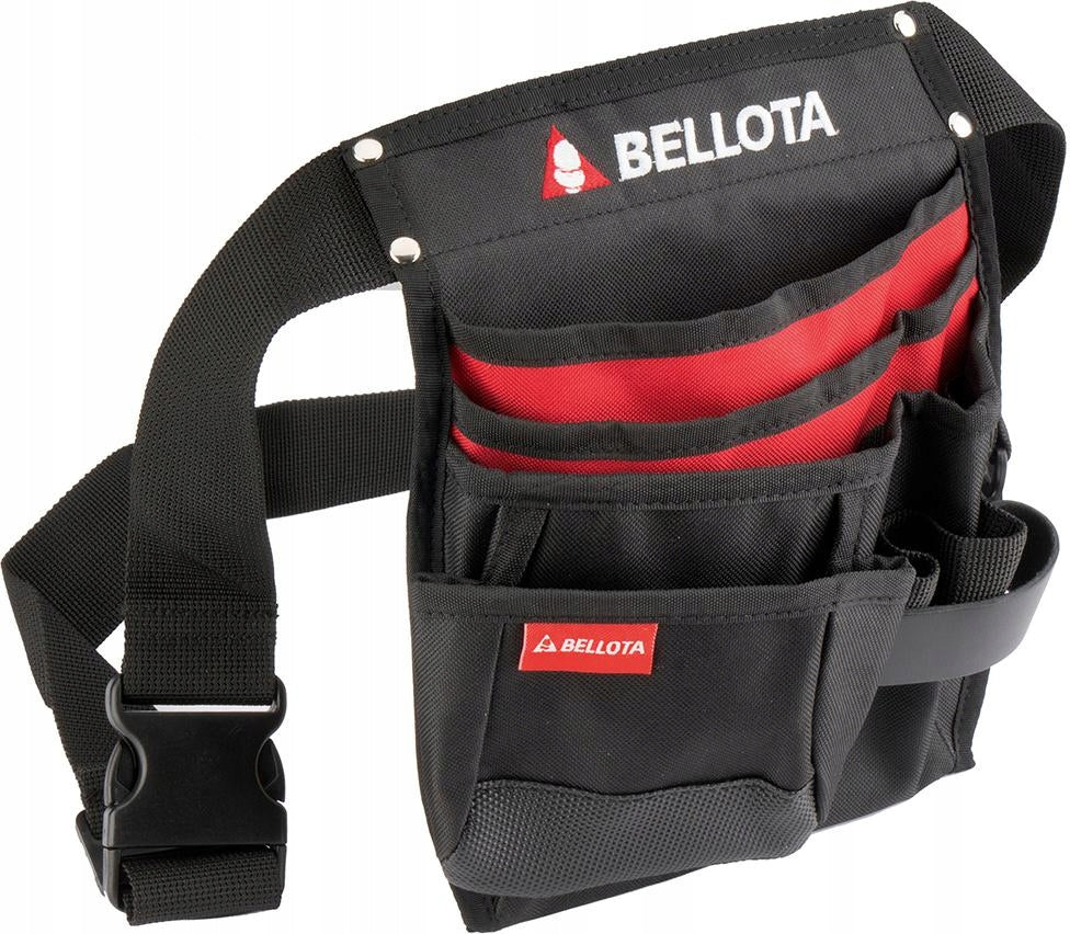 Woven tool belt, 4 pockets, hammer loop, very strong BELLOTA