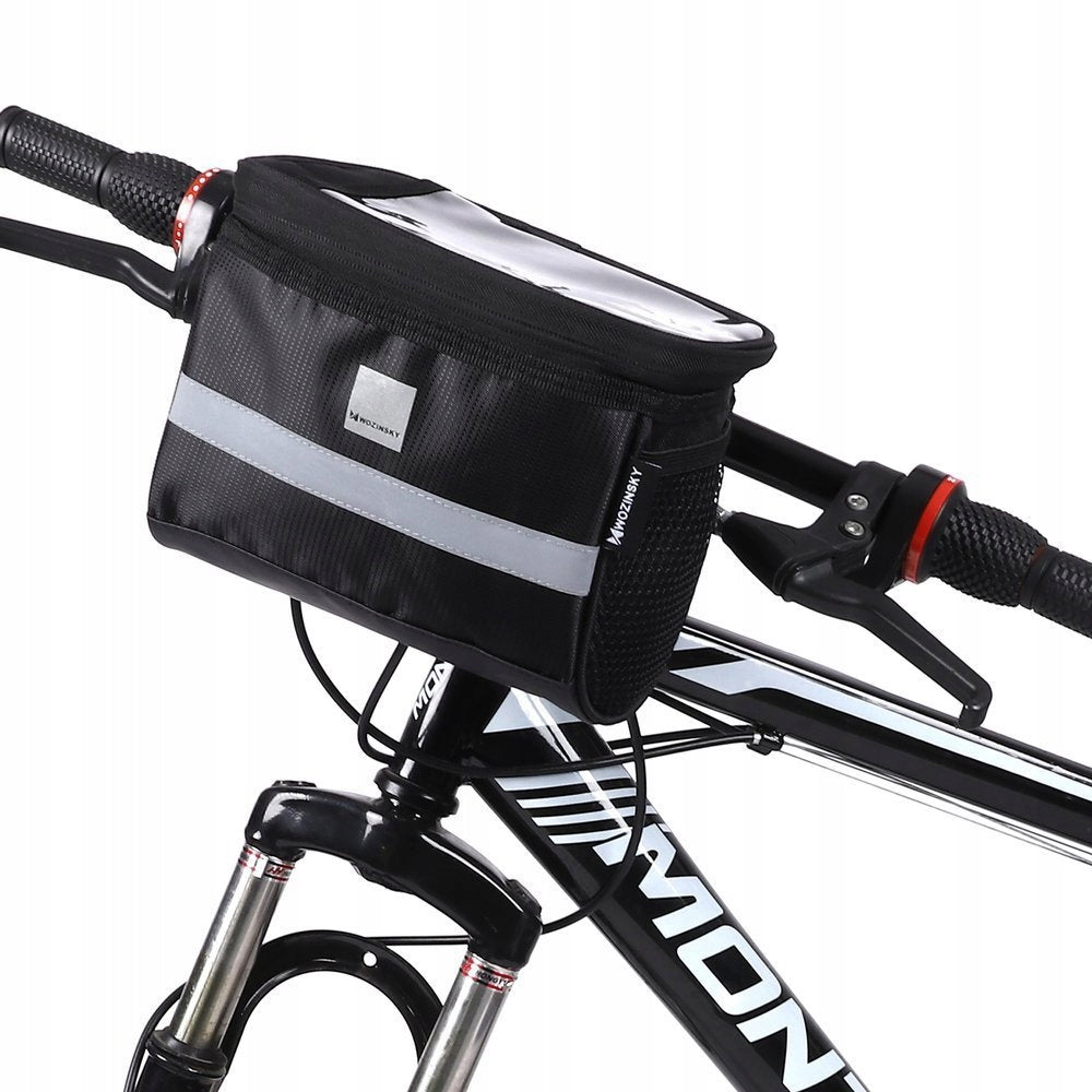 Wozinsky WBB12BK Bike Handlebar Bag with Phone Case 2 L Black