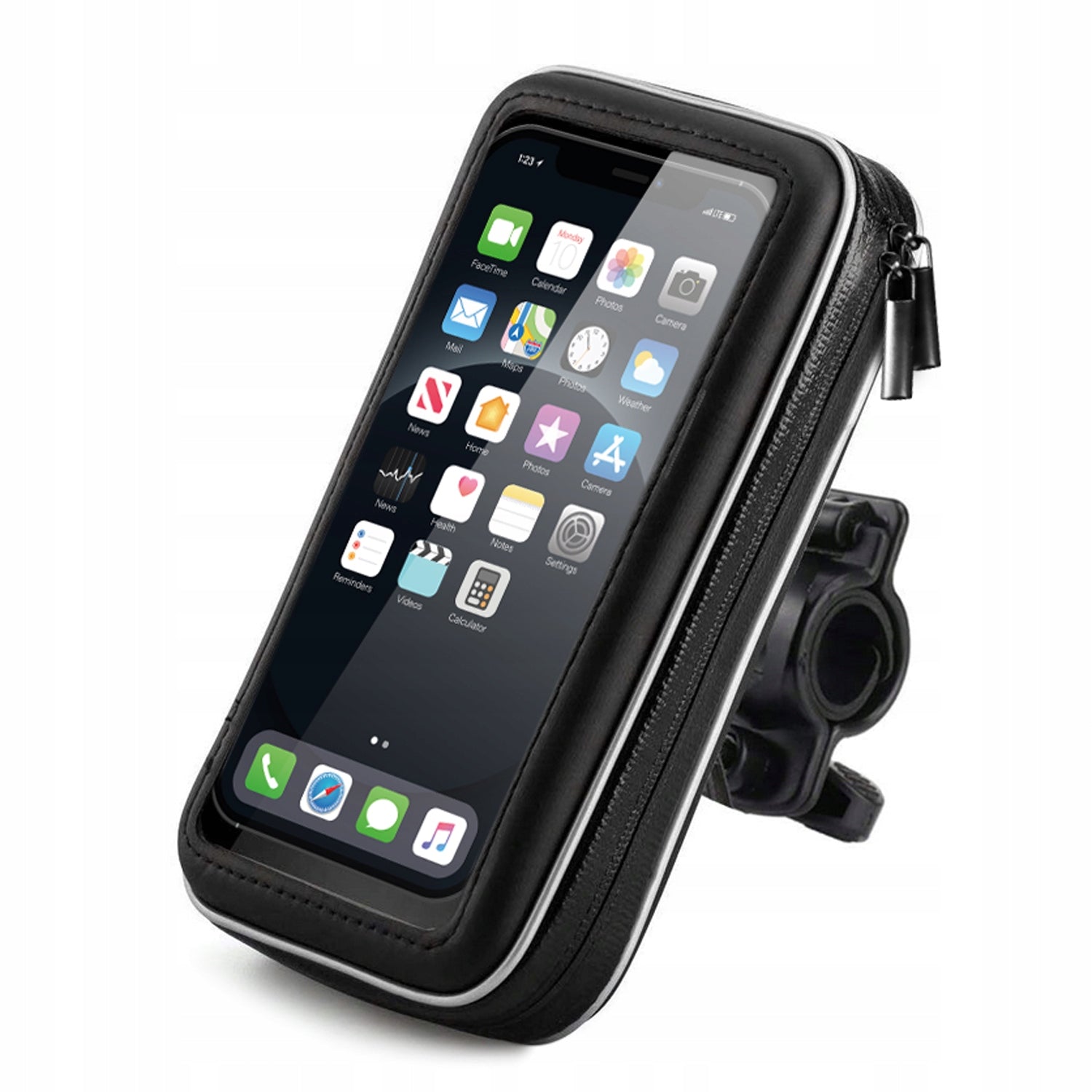 Wozinsky phone holder for bicycle, motorcycle, scooter black WBHBK7