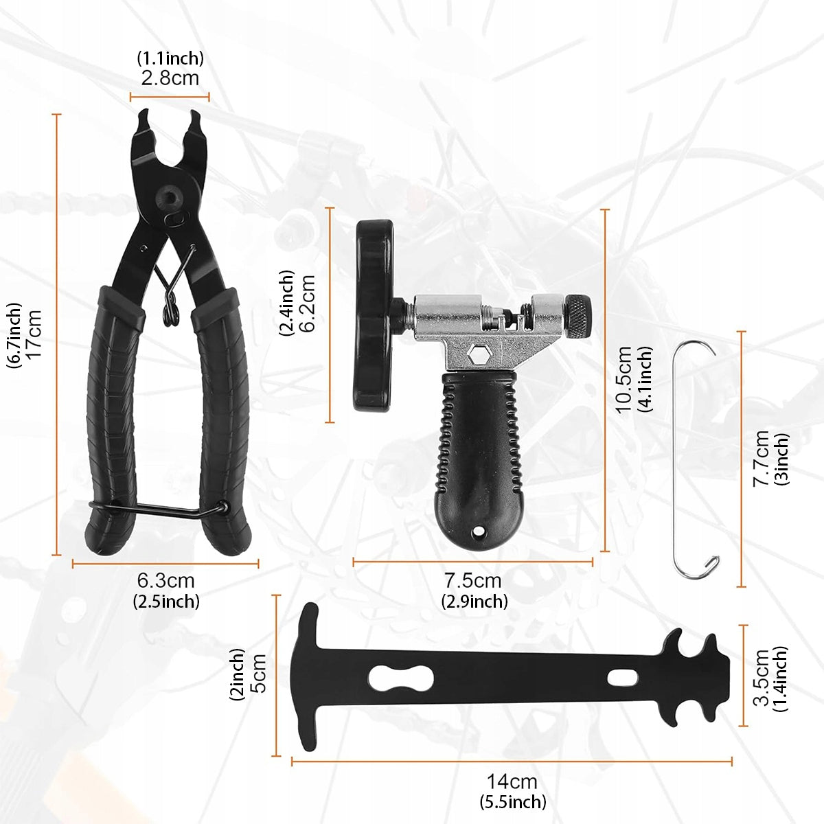 Wrench / tool / pliers for fastening and unfastening the bicycle chain Brand no brand
