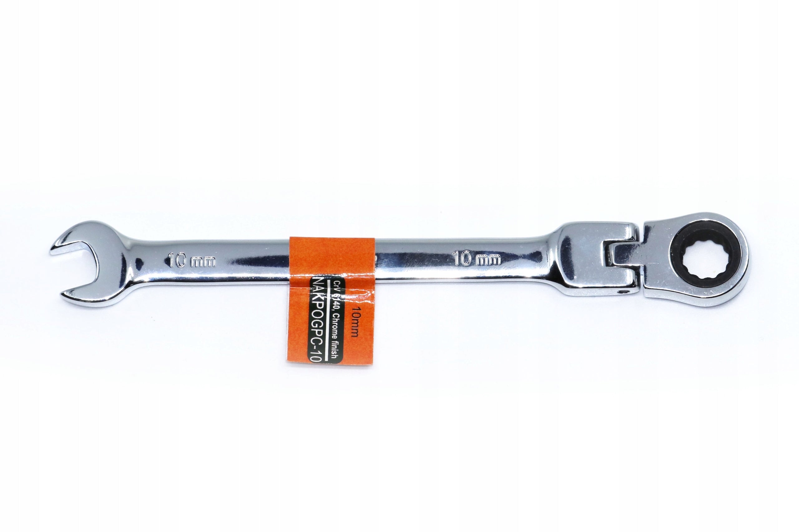 Wrench with ratchet and joint CRV r.19 mm