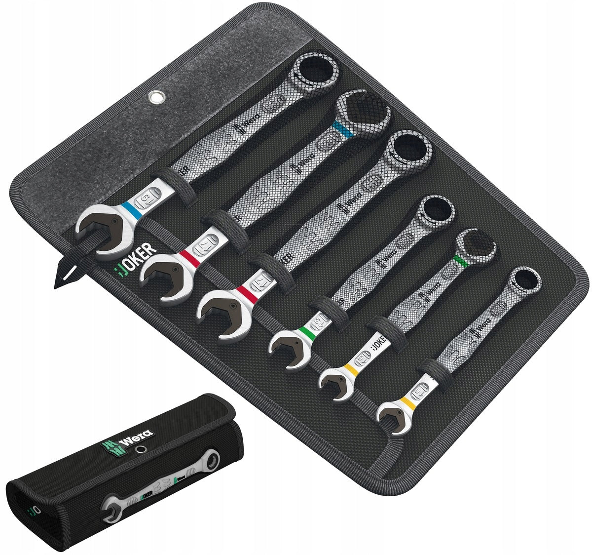Wrenches Flat Eyelet with Ratchet JOKER 6el WERA