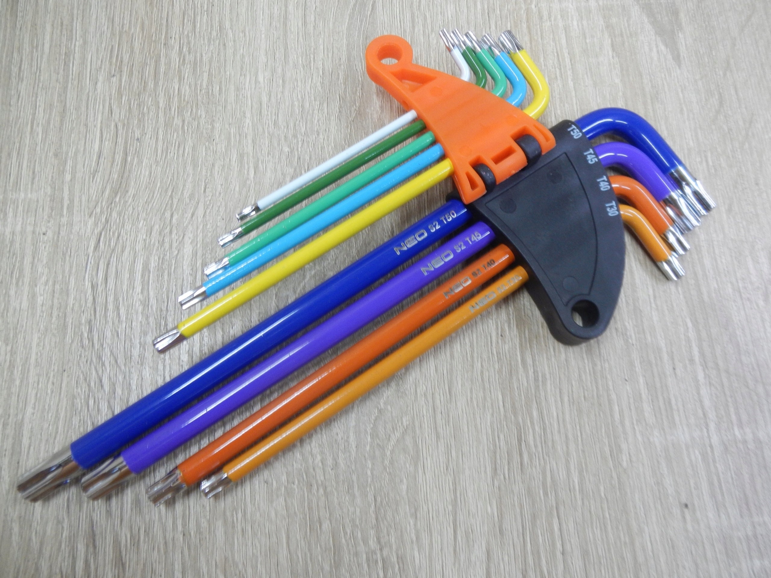 Wrenches TORX T10-50 9pcs Colorful Solid Set EAN (GTIN) 5903161307016