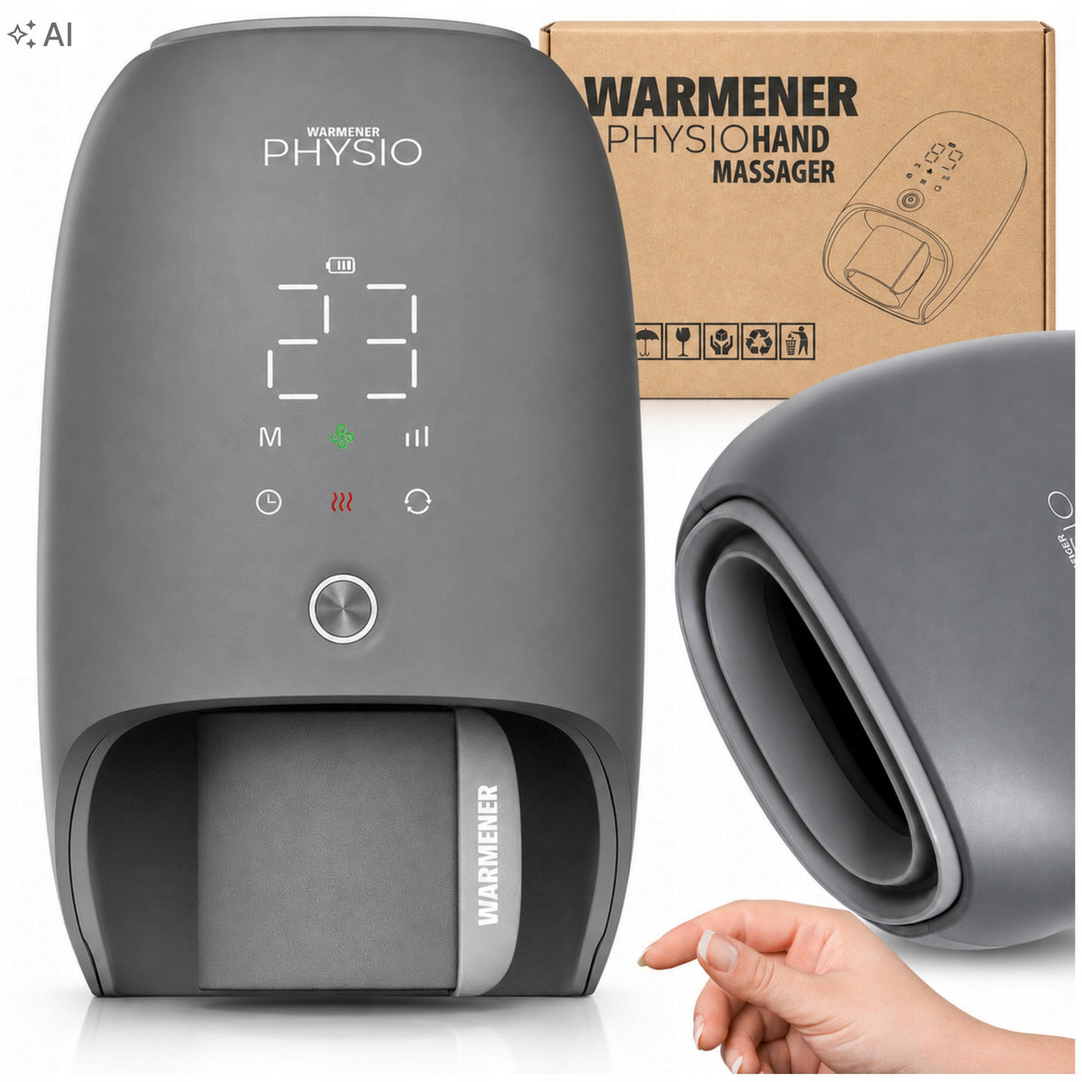 Wrist Hand Massager Hand Rehabilitation Wireless Acupressure