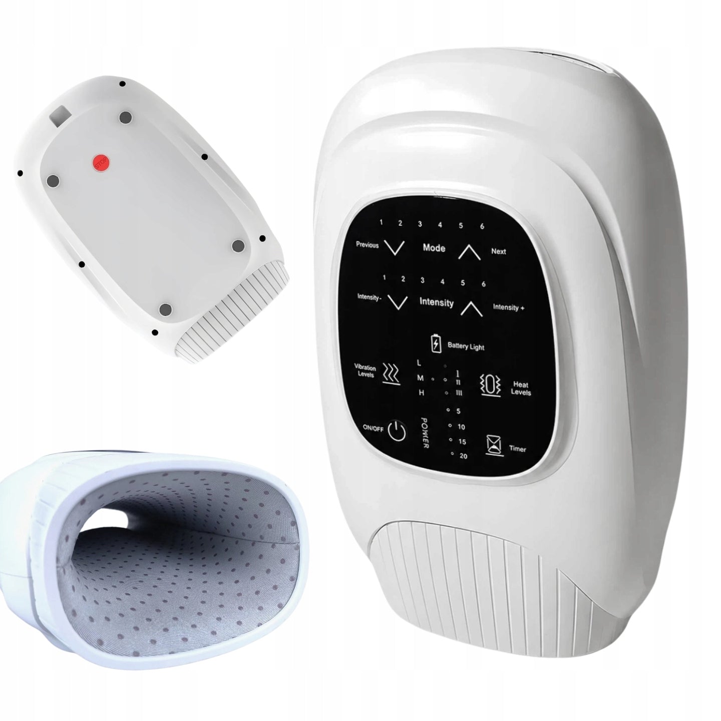 Wrist Hand Massager Wireless Heating Acupressure Vibration