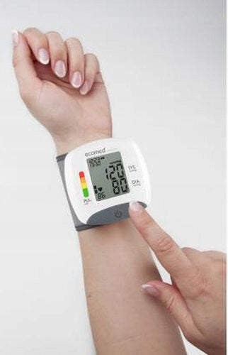 Wrist blood pressure monitor ECOMED WHO Medical device no