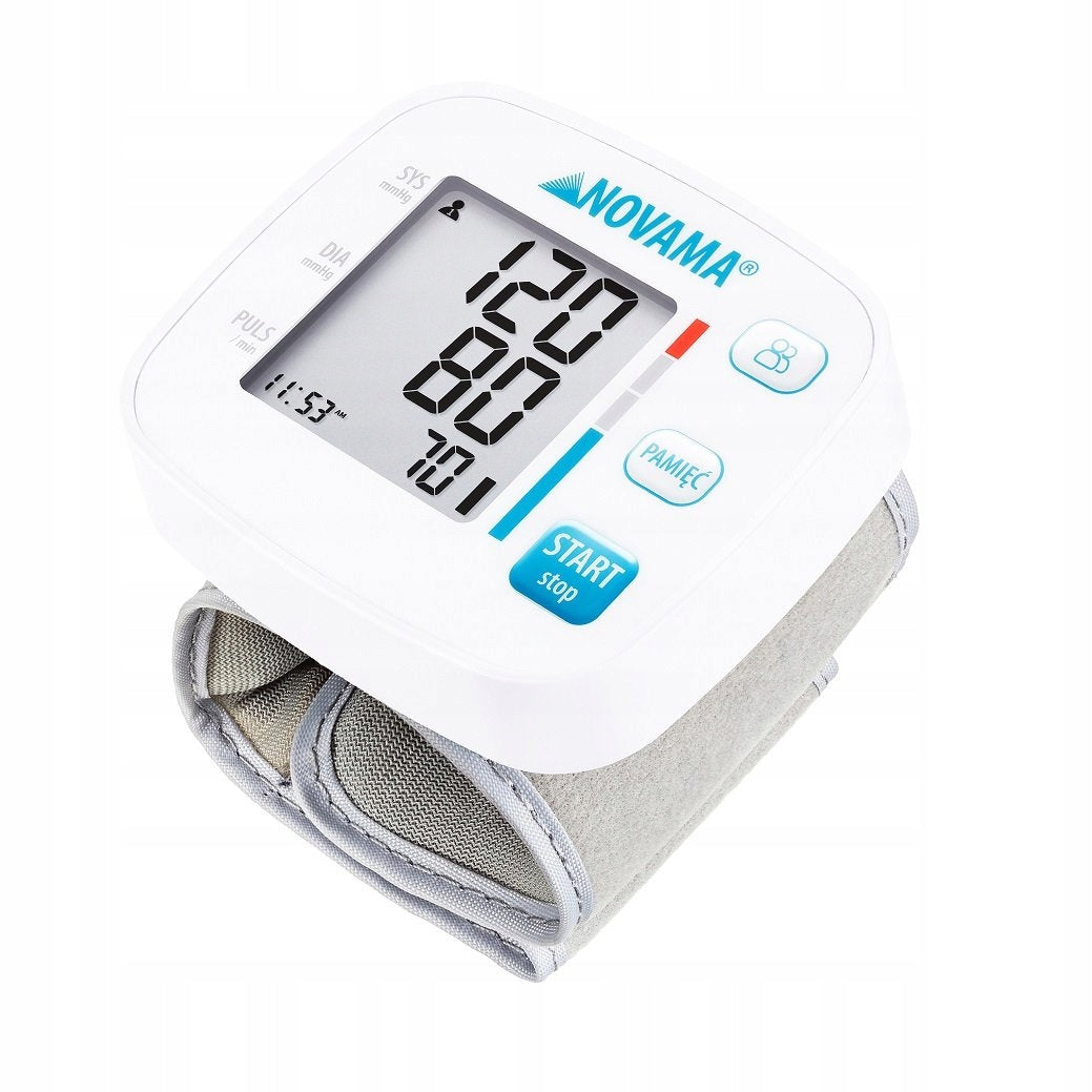 Wrist blood pressure monitor NOVAMA WHITE V EAN (GTIN) 5901793645070