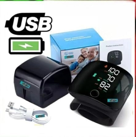 Wrist blood pressure monitor automatic LCD voice messages in Polish Packaging status original