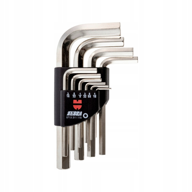 Wurth Inch Allen Wrench Set - ZEBRA (0715311110)