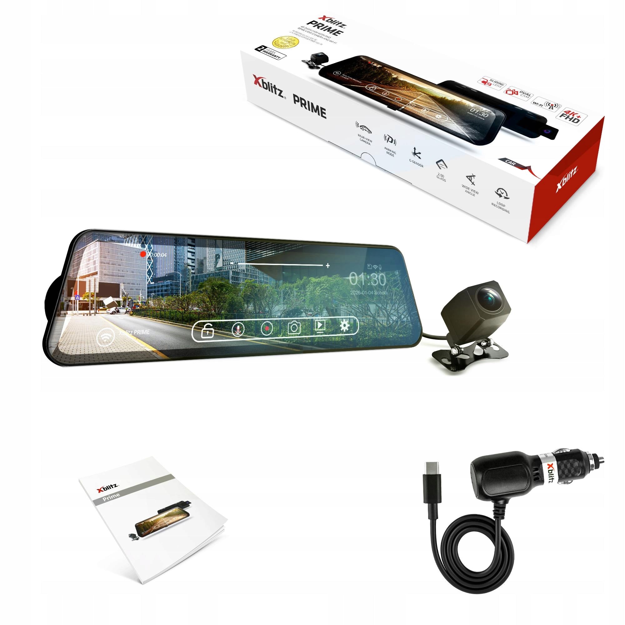 XB-PRIME CAR VIDEO RECORDER - 4K UHD Xblitz Brand no brand