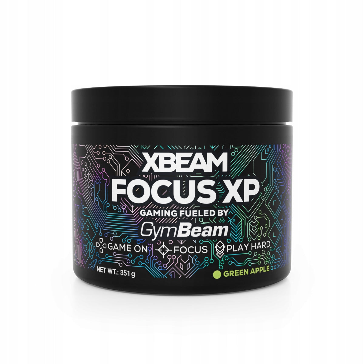 XBEAM FOCUS XP WITH BAKOPA TAURINE VITAMINS FOR FOCUS - GymBeam apple