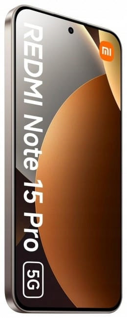 XIAOMI REDMI NOTE 15 PRO 8 GB / 256 GB 5G TITANIUM COLOR Headphones included no