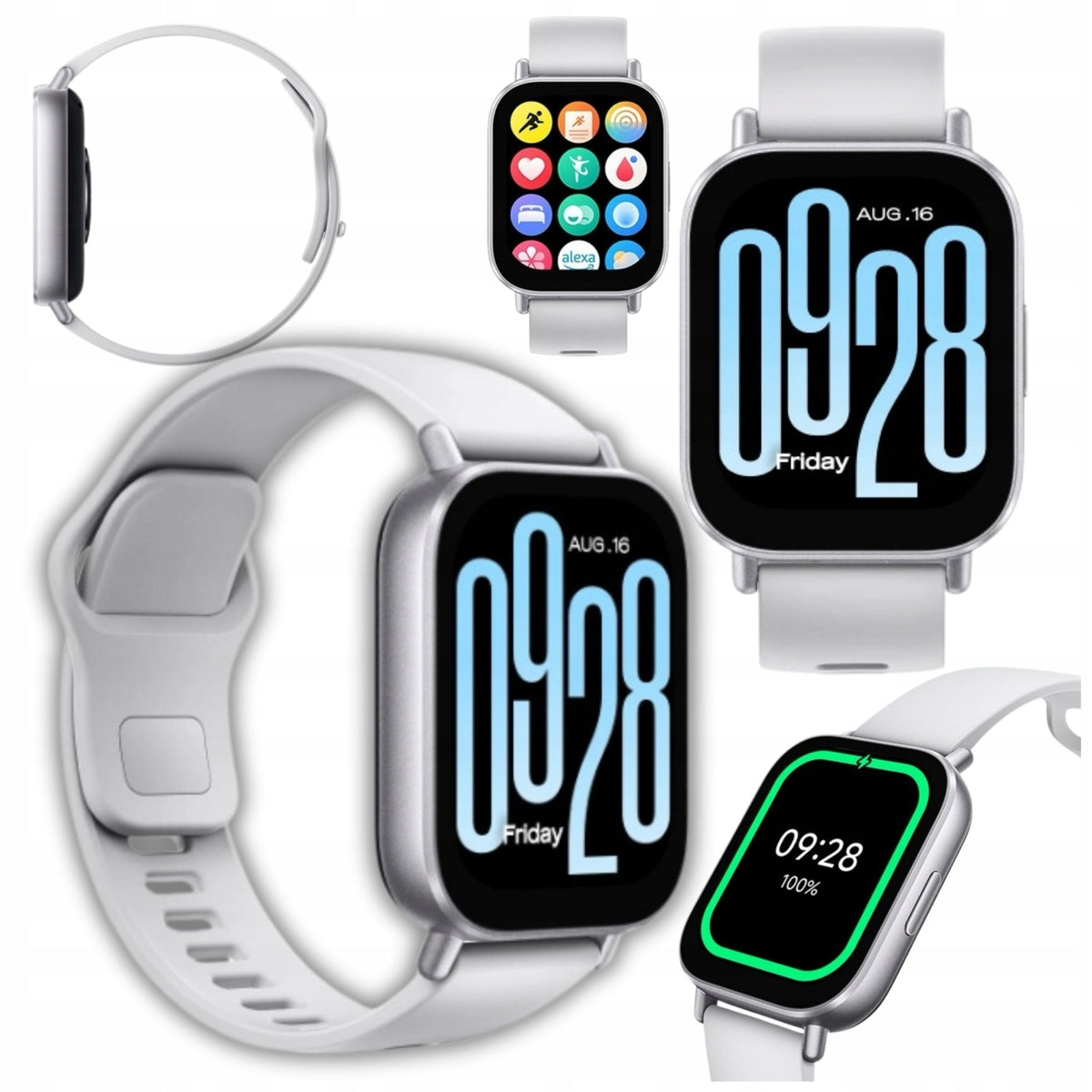 XIAOMI SMARTWATCH REDMI WATCH 5 ACTIVE SILVER MANY FUNCTIONS WATERPROOF