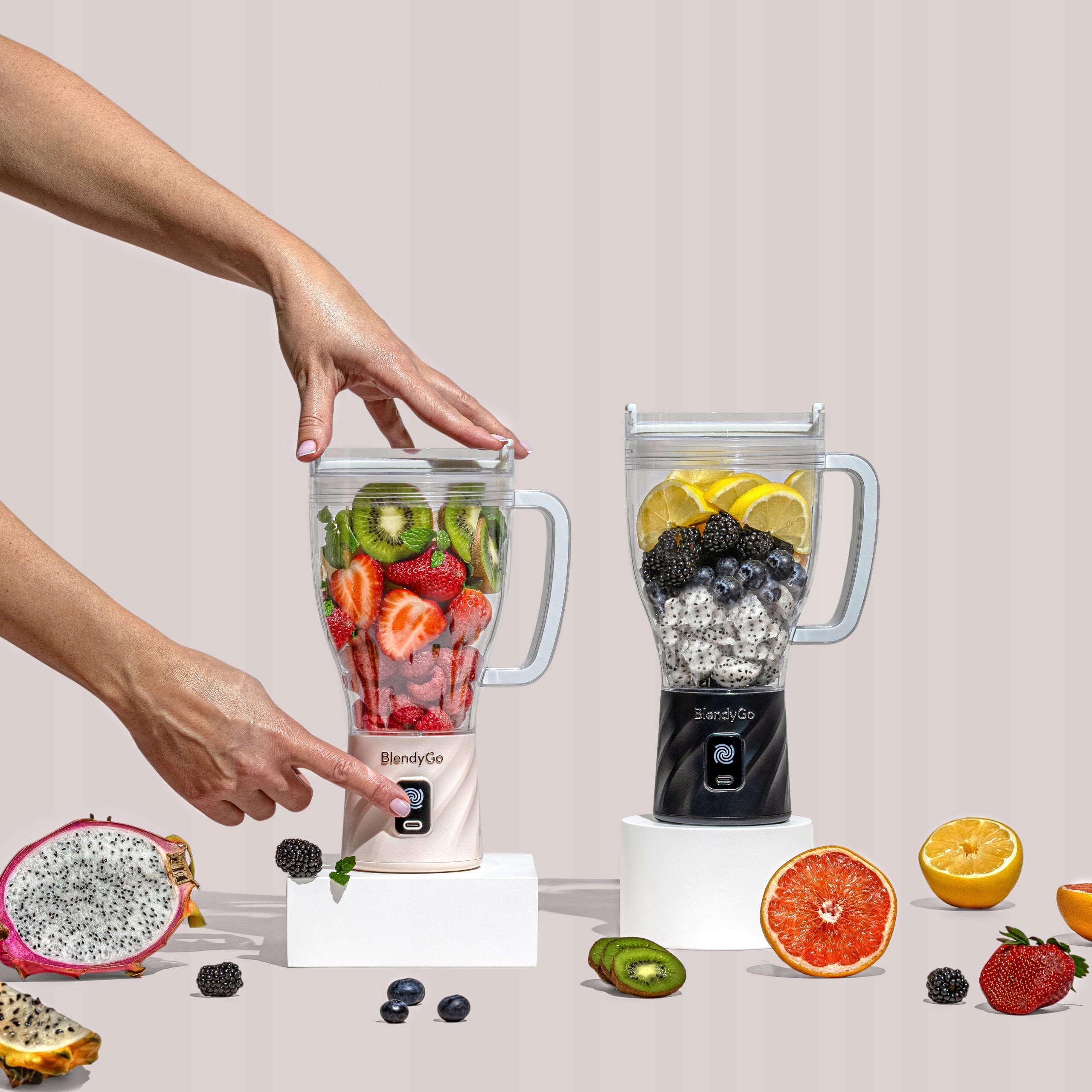 XL Cup for Drinking BlendyGo 3 | Accessories for Wireless Blender 1L Manufacturer code BlendyGo 3 kielich do blender przenośny