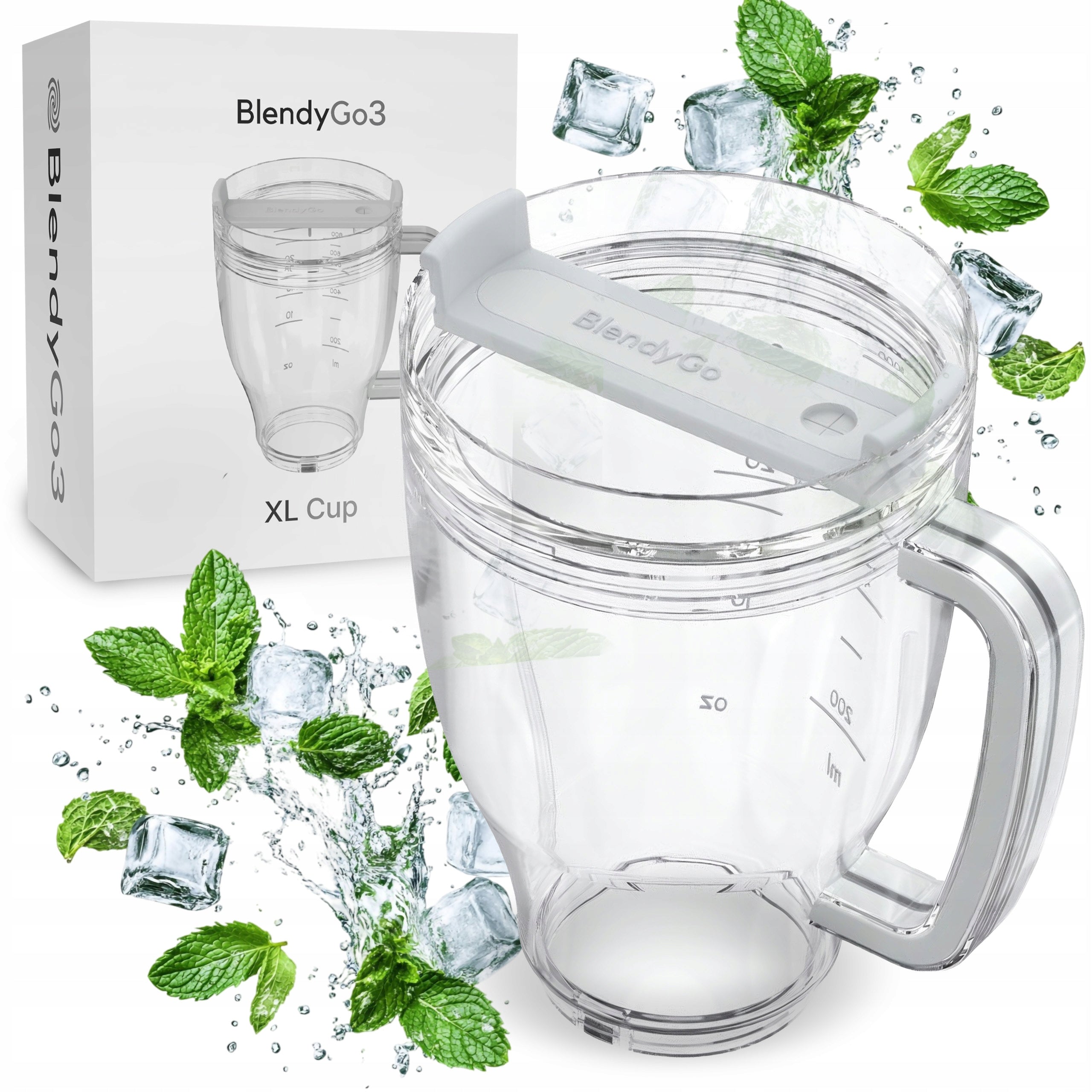 XL Cup for Drinking BlendyGo 3 | Accessories for Wireless Blender 1L