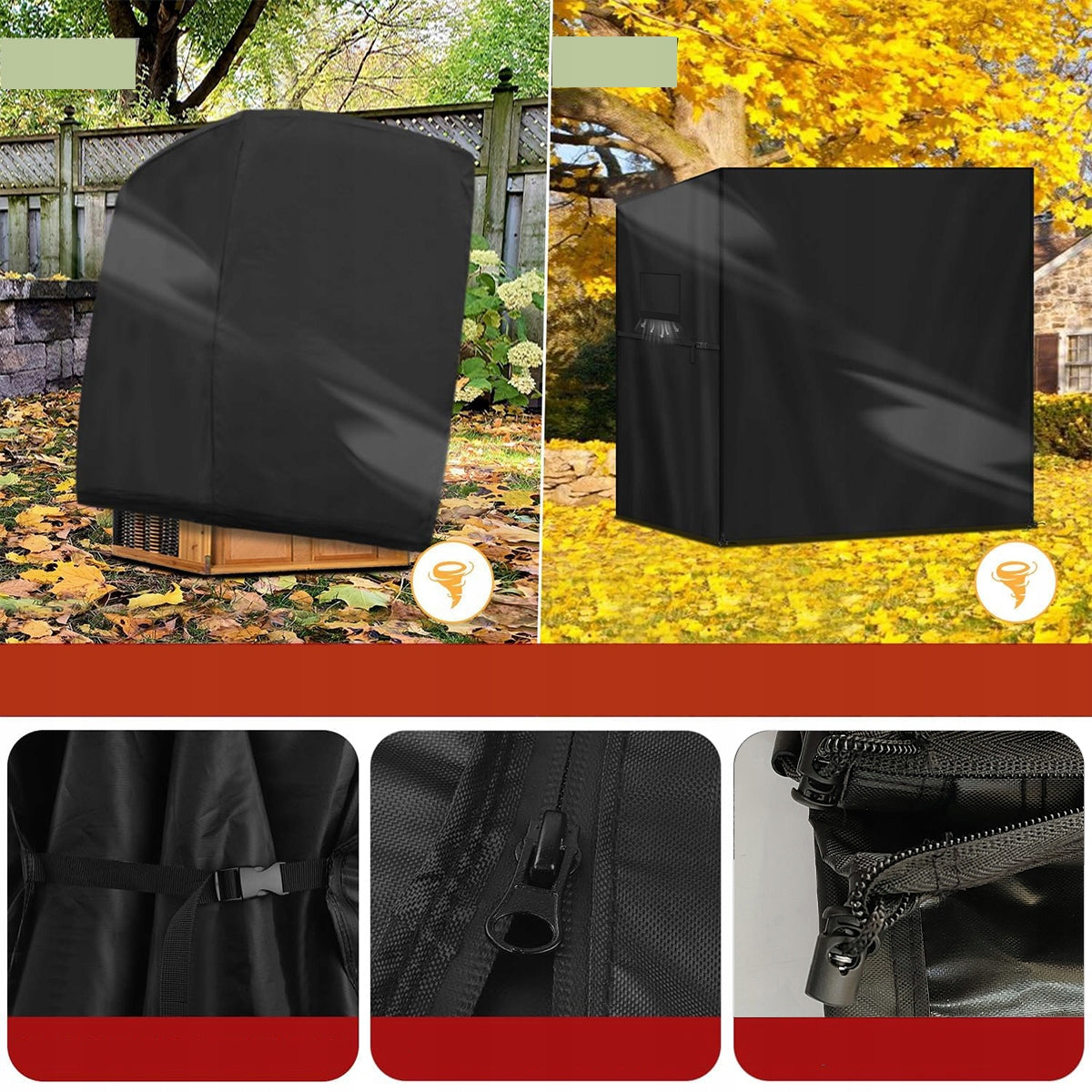 XL Protective Beach Basket Cover Garden Locks Waterproof Black Kind For Chair