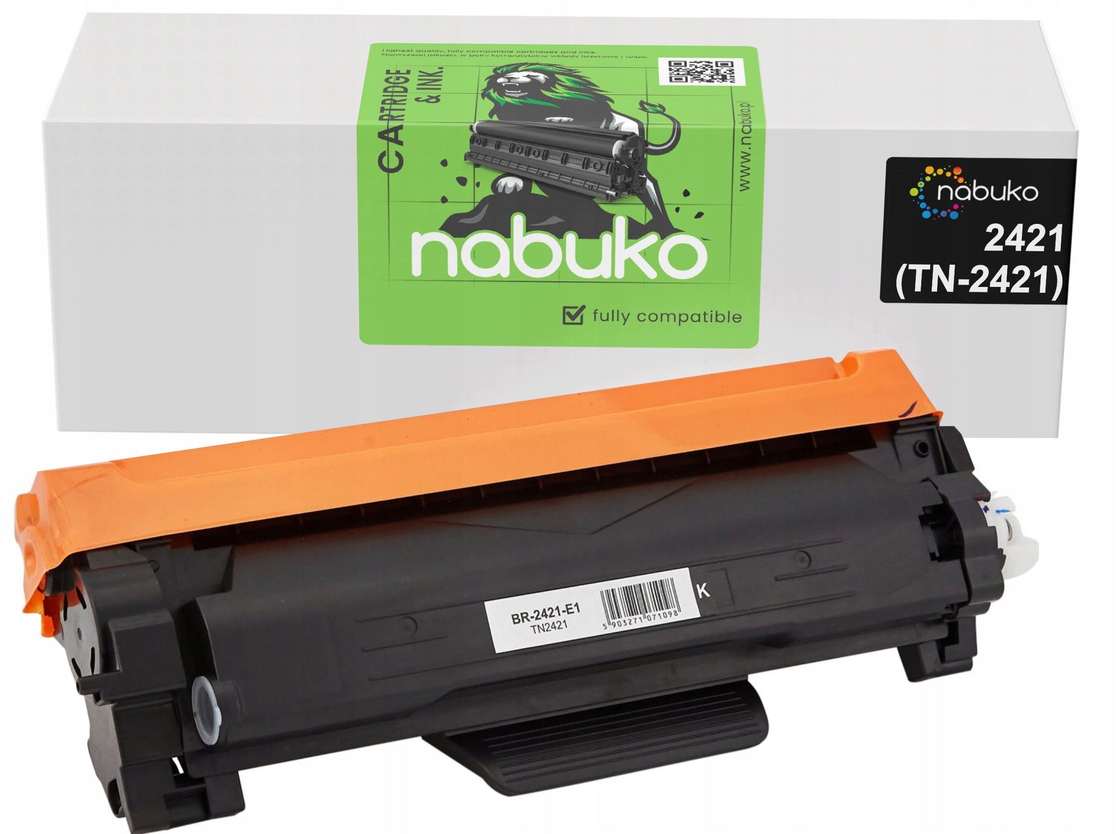 XL Replacement Toner Cartridge for Brother TN2421 3000 str