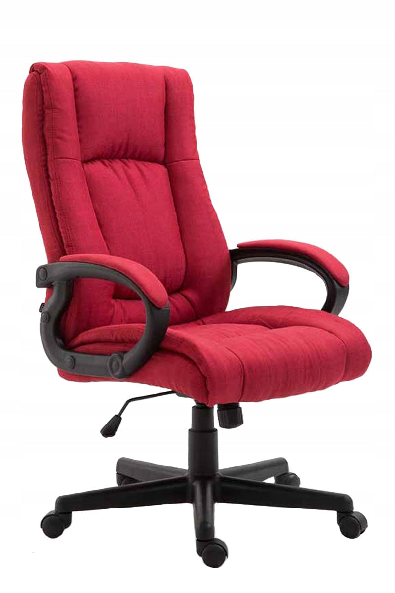 XL Sparta office chair fabric red
