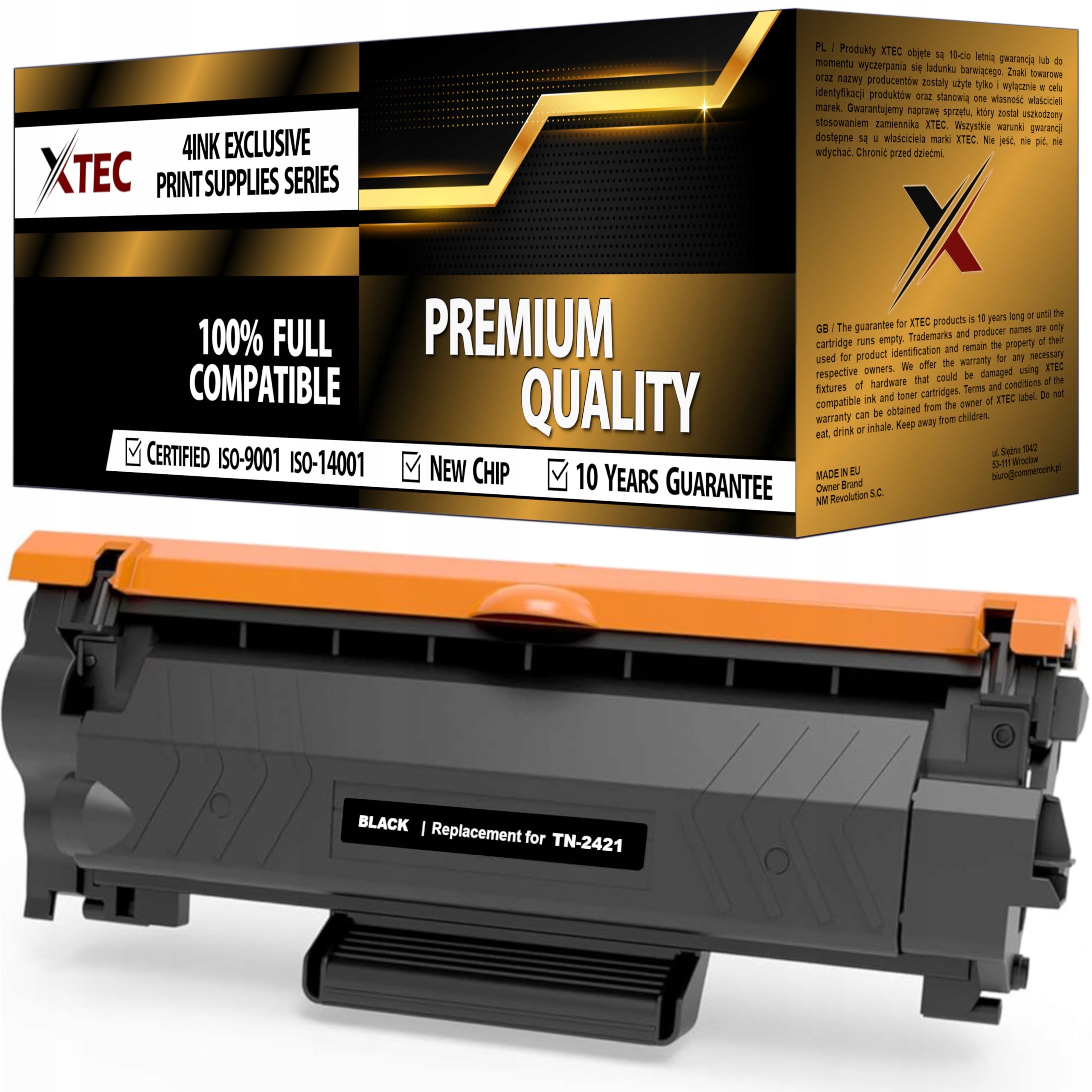XL TONER CARTRIDGE FOR BROTHER L2312D / L2352DW / L2532DW / L2712DW / L2732DW