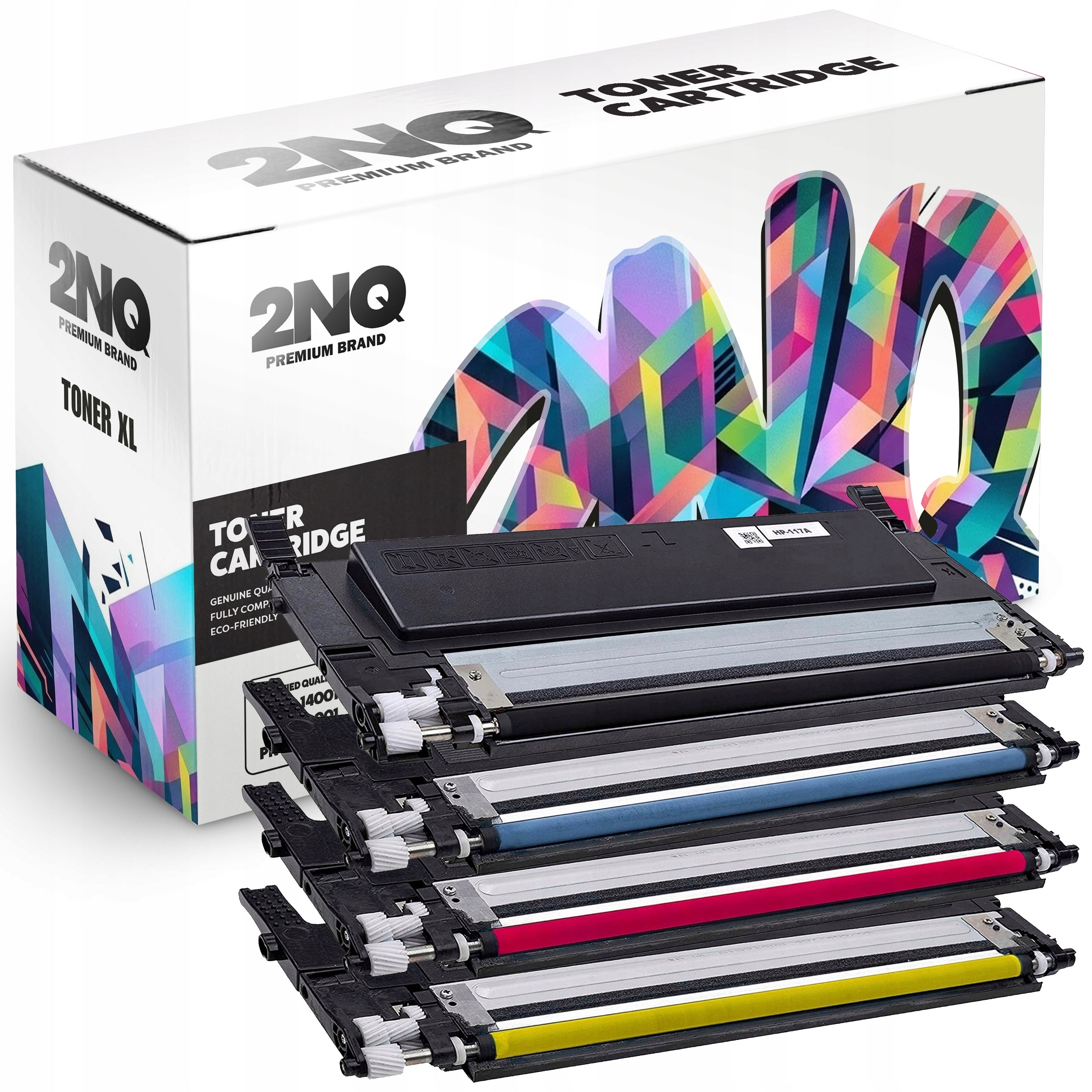 XL TONER CARTRIDGES FOR HP COLOR LASER 150a 150nw 178nw 179fnw WITH CHIP - W2070A 117A