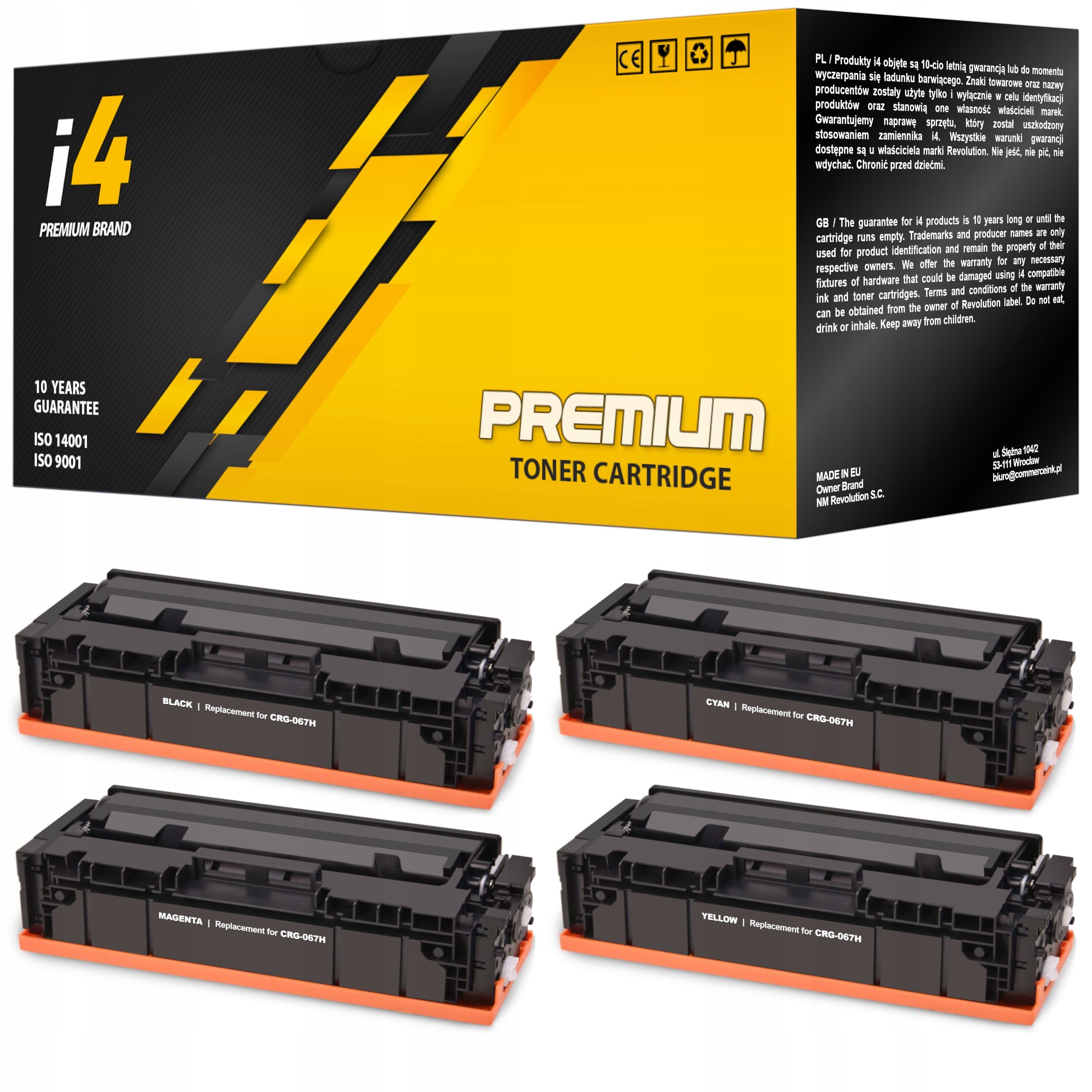 XL TONERS FOR CANON MF651Cw MF655Cdw MF657Cdw LBP631Cw LBP633Cdw PRINTER