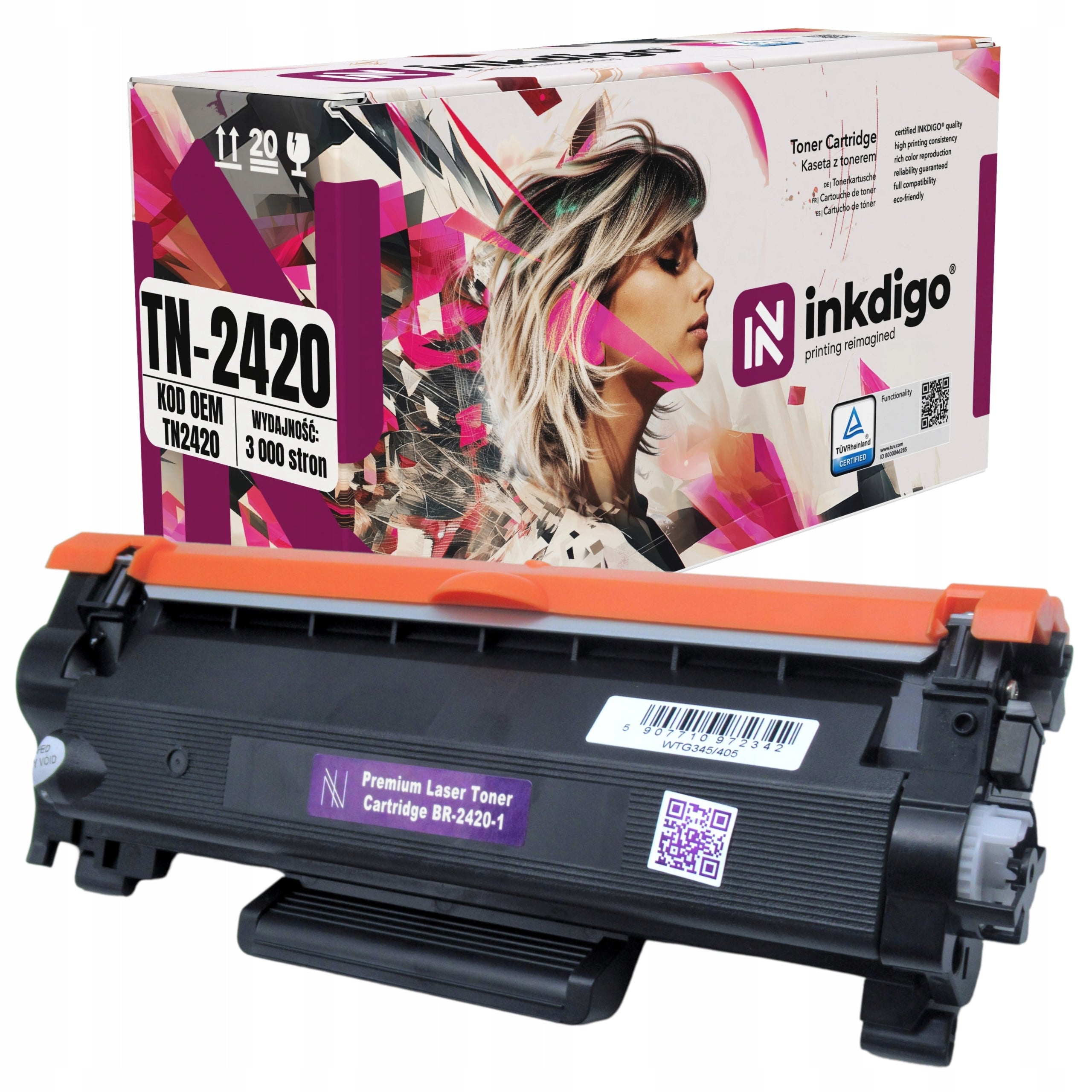 XL Toner for Brother DCP-L2510D TN-2420 DCP-L2530DW DCP-L2537DW DCP-L2550DN