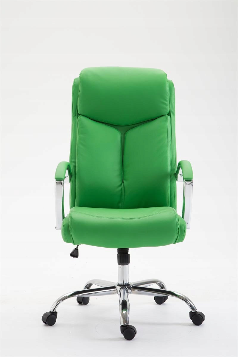 XL Vaud Faux Leather Office Chair Green Brand krzesło