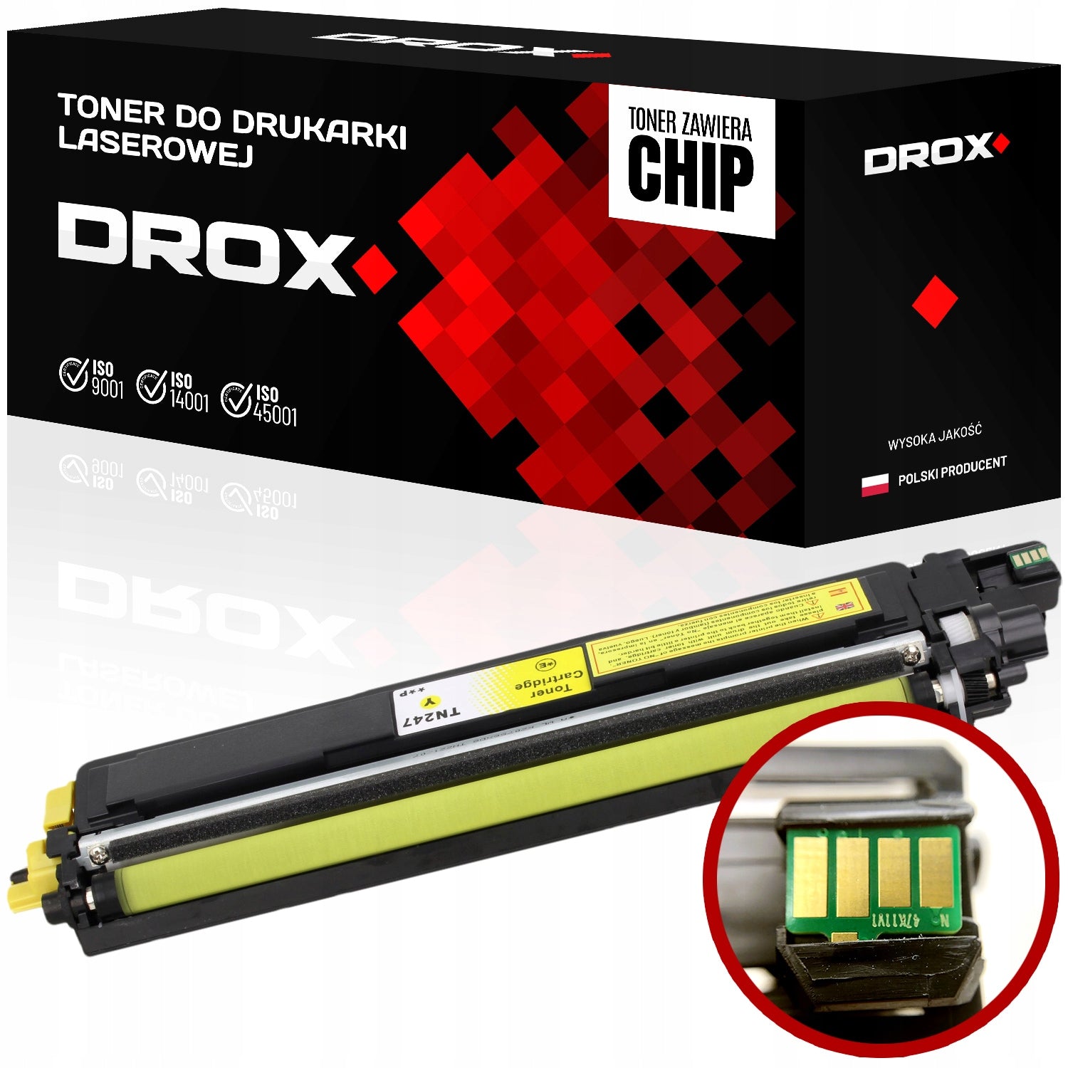 XL toner for TN247Y MFC-L3770CDW DCP-L3550CDW