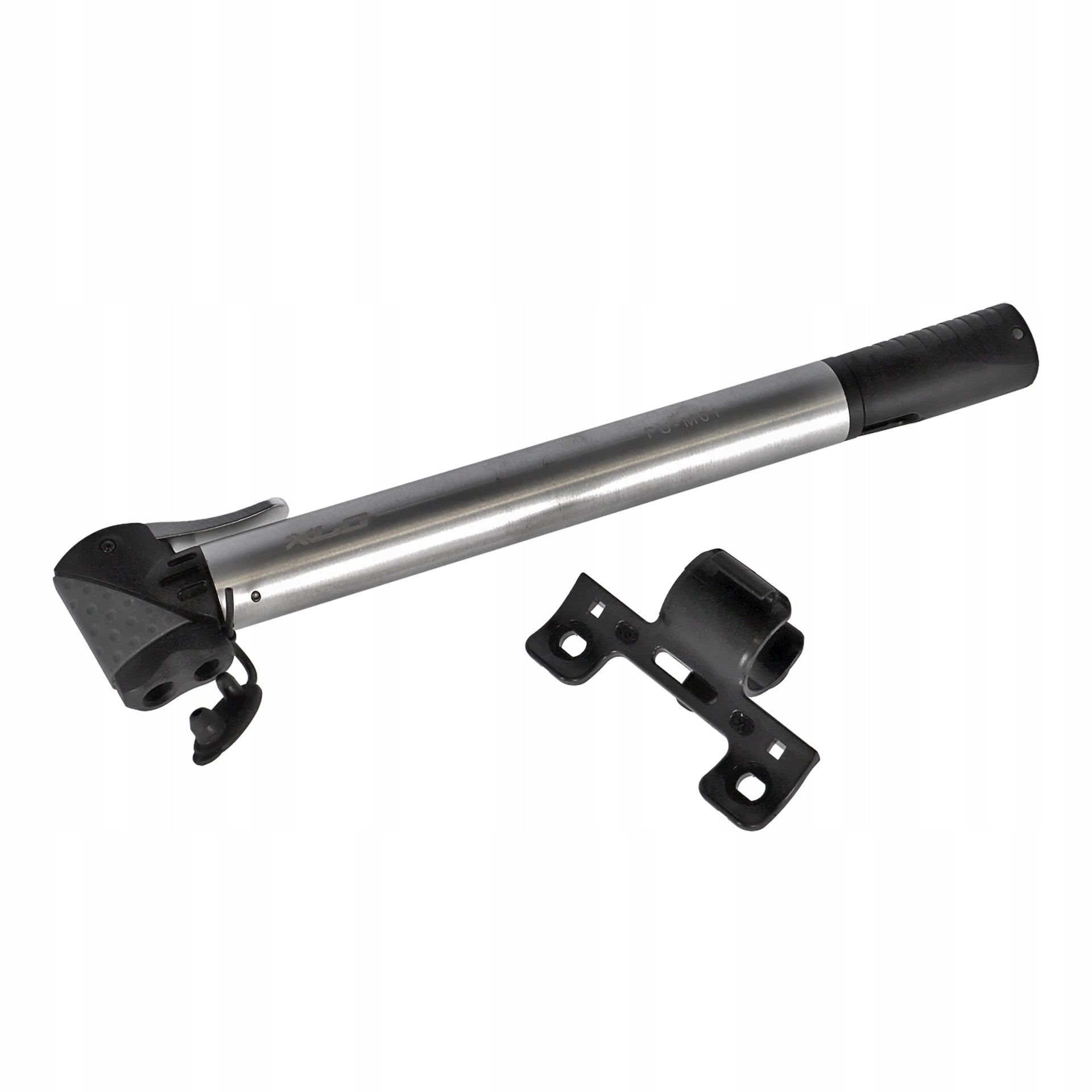 XLC PU-M01 Mini bicycle pump 5.5 bar Dual Head Aluminium 265 mm