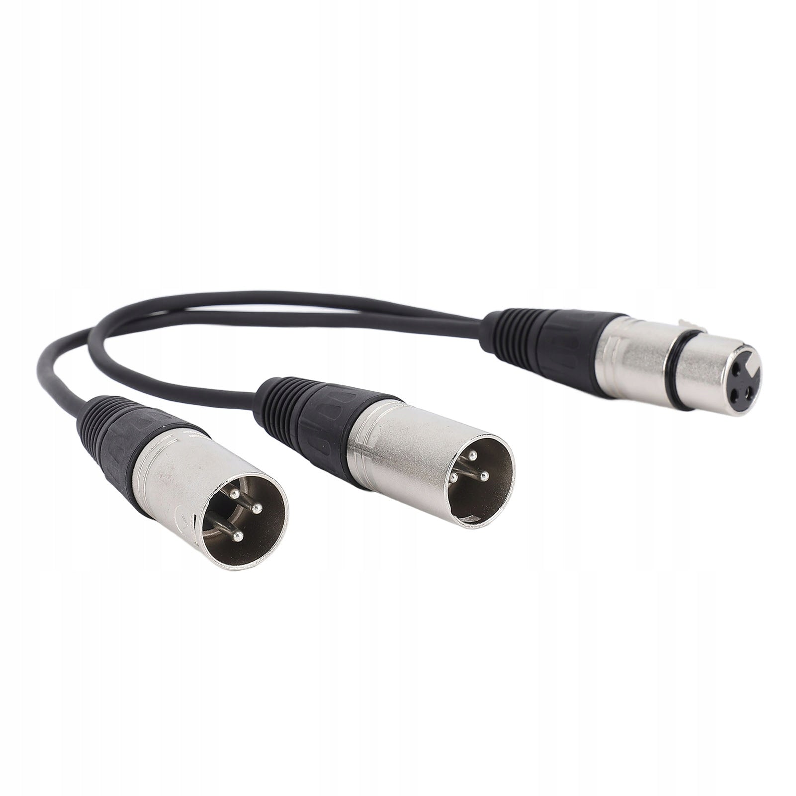 XLR 3Pin XLR Splitter Cable for Dual XLR W6 Cable Plug