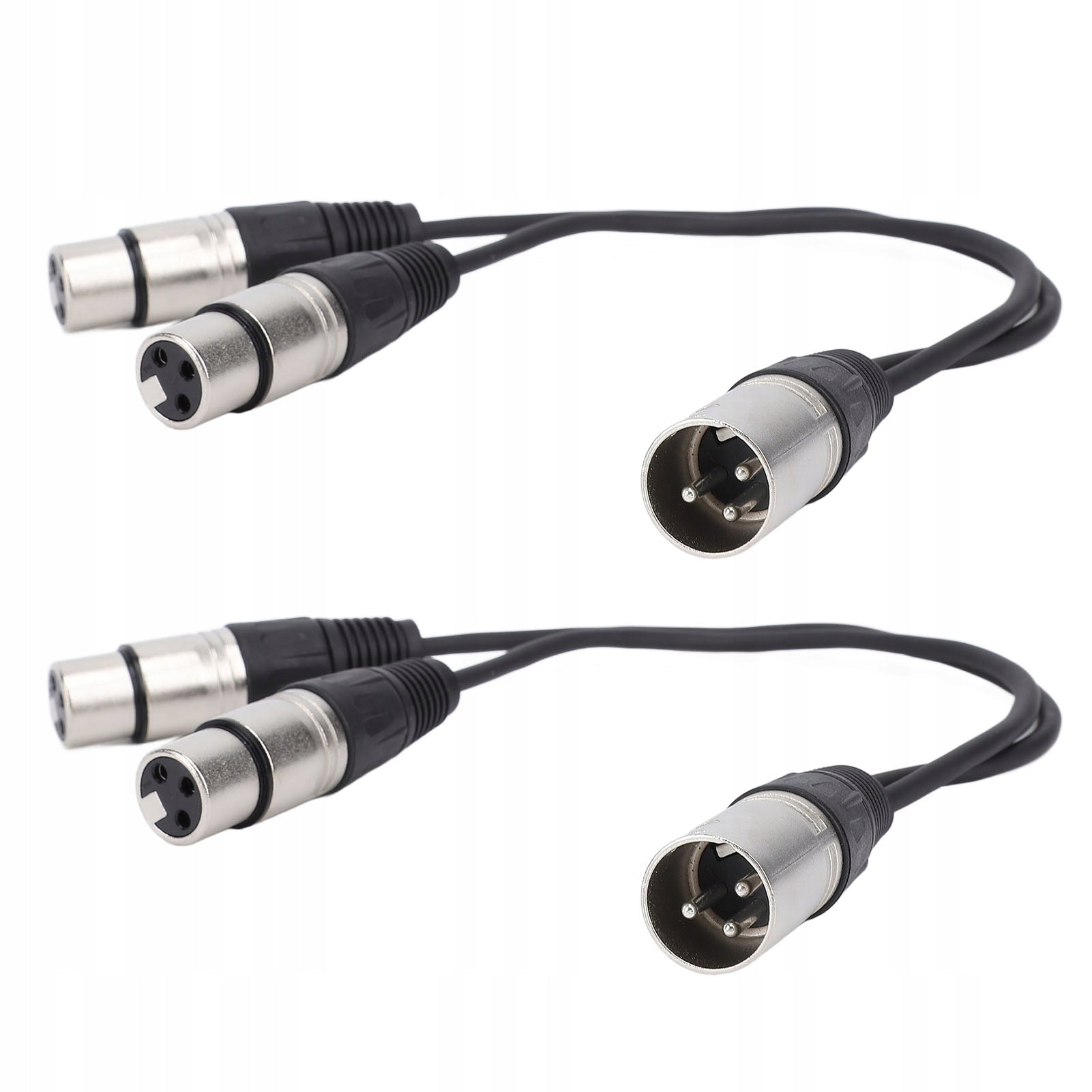 XLR Splitter Cable 3 PIN XLR MALE TO DULA XLR Patch UK Brand no brand