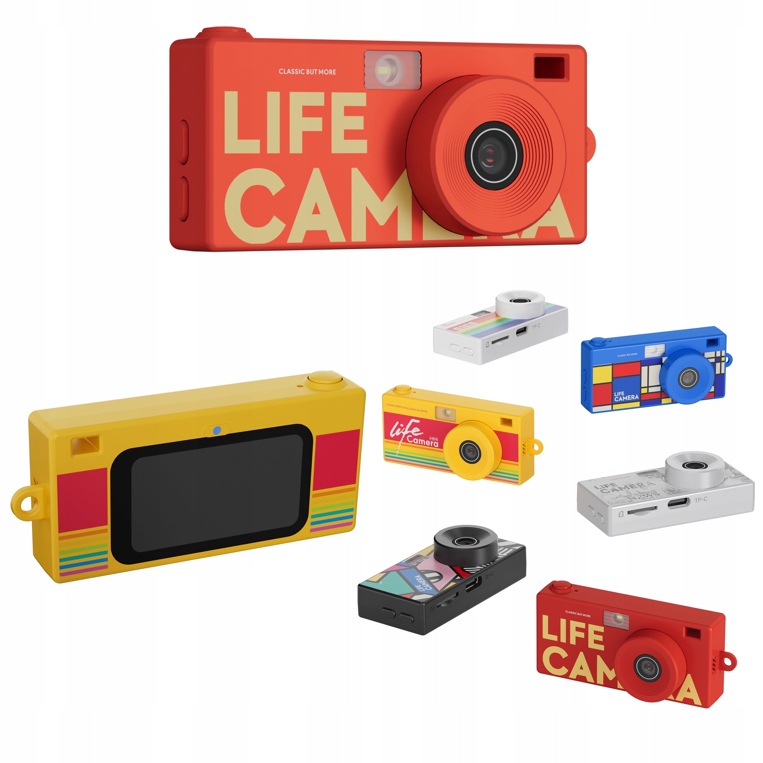 XREC X9 Mini camera RETRO 2K COLLECTIBLE PATTERN 2