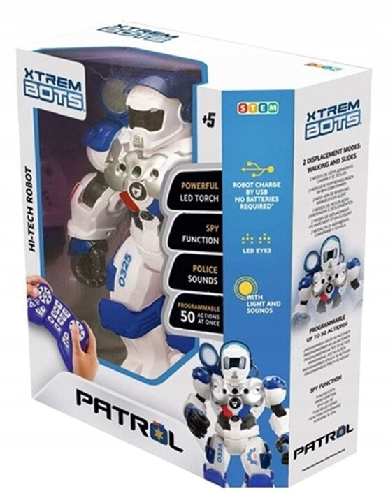 XTREM BOTS Robot Patrol Bot RC XT380972 09725 4 XTREM BOTS ROBOTS