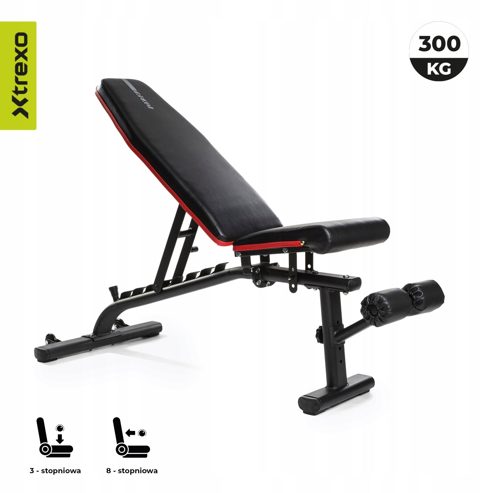 XTREXO Exercise Training Bench ADJUSTABLE MULTIFUNCTIONAL FOAM ROLLERS Manufacturer code B100