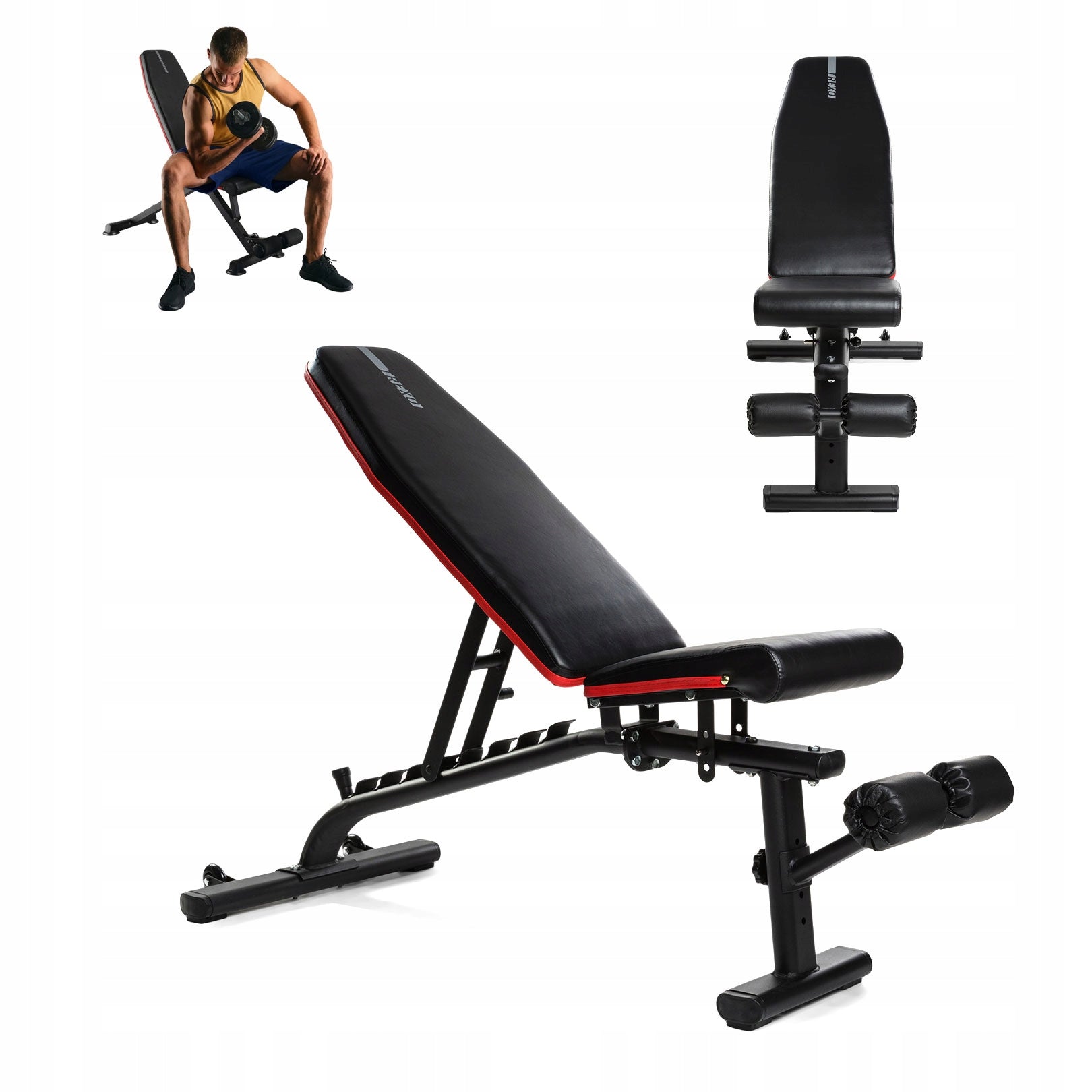 XTREXO Exercise Training Bench ADJUSTABLE MULTIFUNCTIONAL FOAM ROLLERS