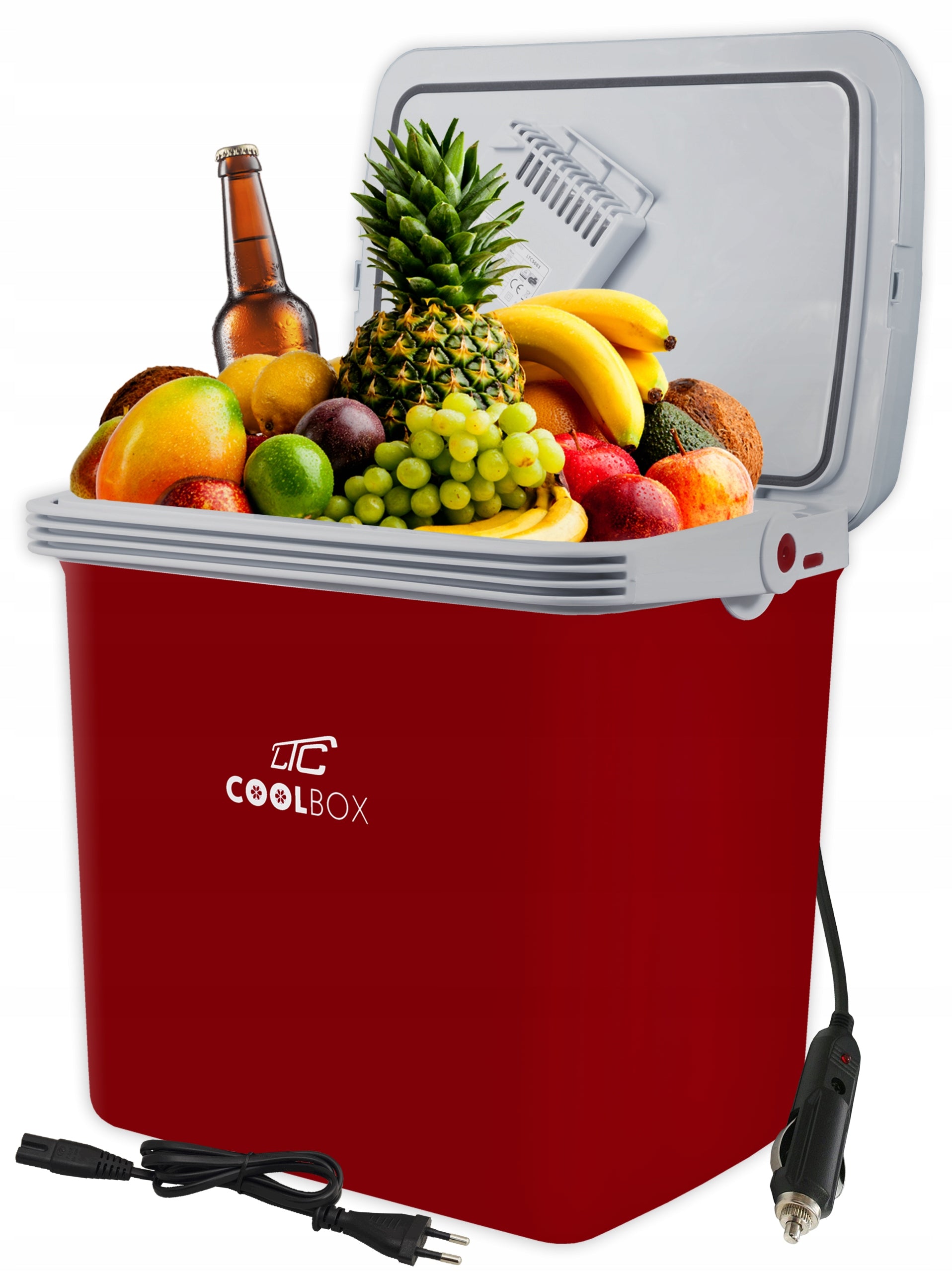 XXL 32L 12V AND 230V CAR TOURIST REFRIGERATOR WITH HEATING FUNCTION