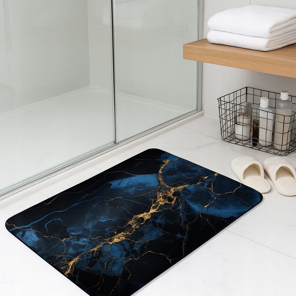 XXL BATHROOM MAT NON-SLIP QUICK-DRYING ABSORBENT RUG 50 x 80 cm Thickness 5 mm