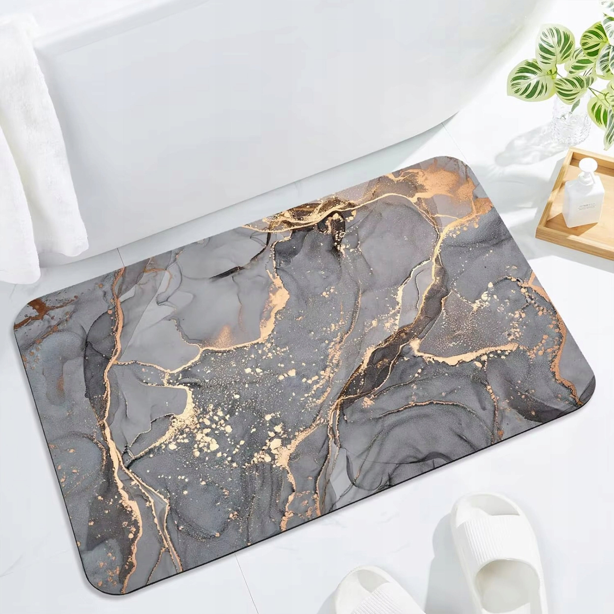 XXL BATHROOM RUG NON-SLIP QUICK-DRYING 50x80 Shape rectangle