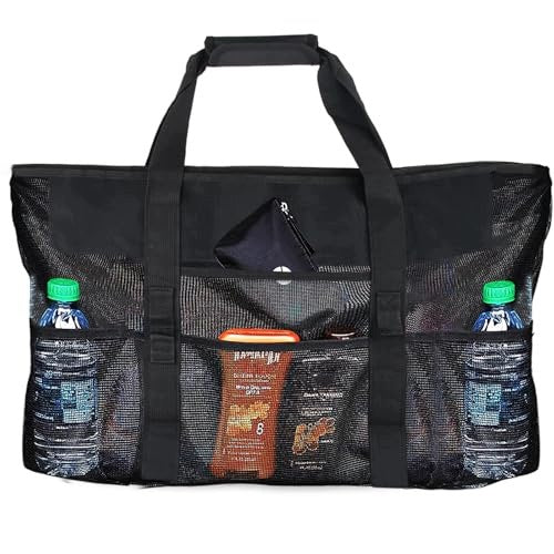 XXL BEACH BAG WITH MESH ZIPPER FOR FAMILY FOR POOL HOLIDAY HOME Brand no brand