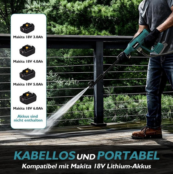 XXL CORDLESS PRESSURE WASHER FOR CAR WINDOW CUBE Manufacturer code MYJKA BEZPRZEWODOWA CIŚNIENIOWA AKUMULATOROWA