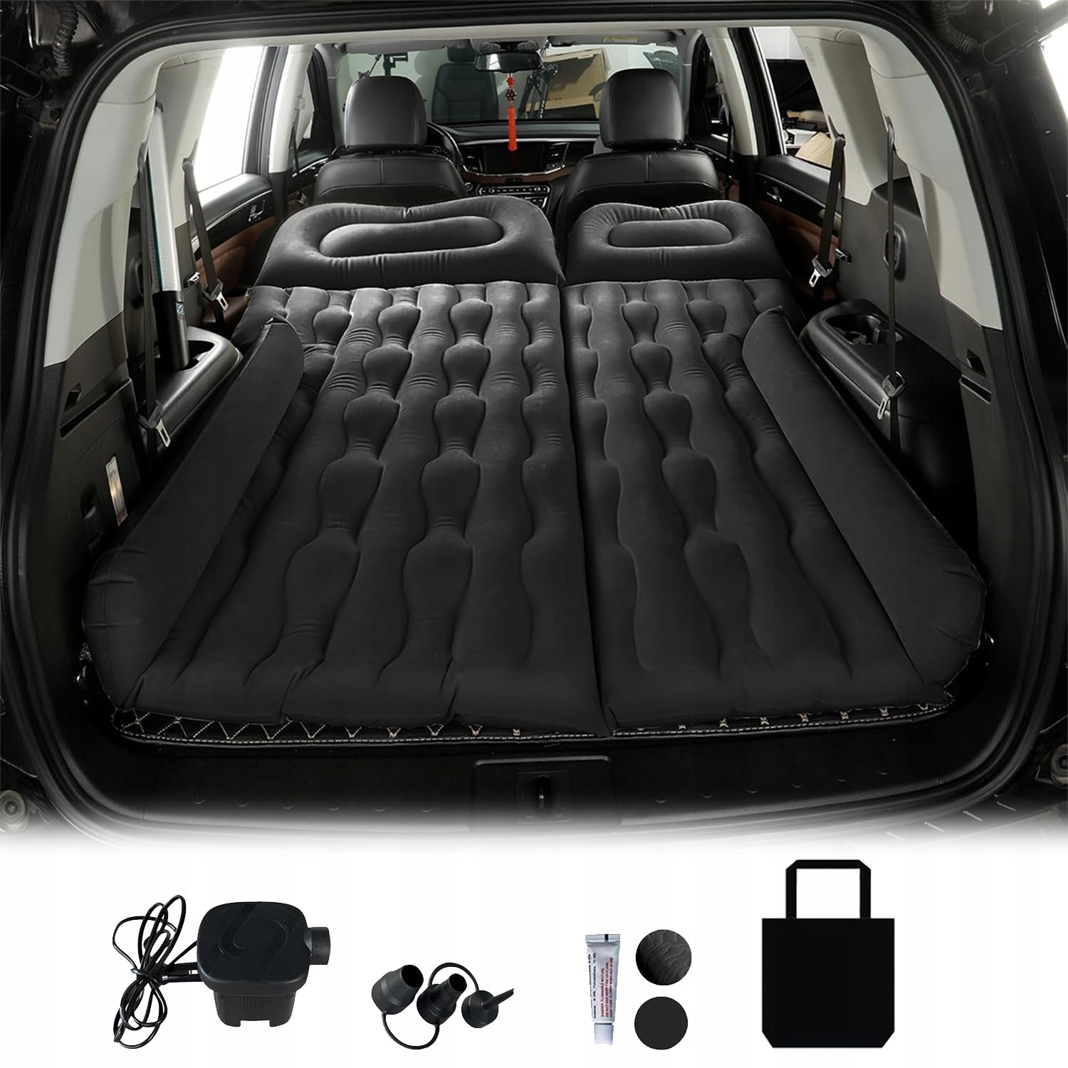 XXL Car Mattress 174 x126x14 cm for SUV Car Bed + PUMP