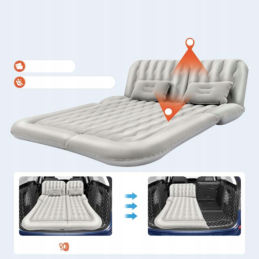 XXL Car Mattress for SUV Car Bed + PUMP Grey Brand no brand