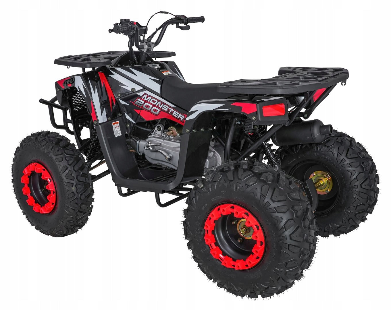 XXL DIESEL QUAD for teenagers MONSTER 200 C to 80 km/h FOR GIFT Certificates and opinions CE