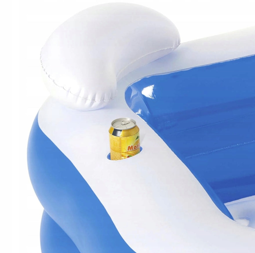 XXL Family Inflatable Garden Pool with Cushions and Seats + FREEBIE Brand no brand