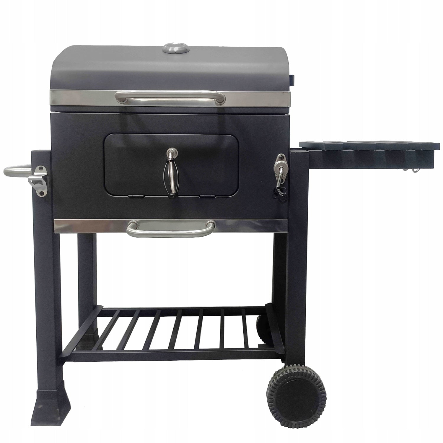 XXL GARDEN CHARCOAL GRILL WITH THERMOMETER COVER CAST IRON GRATE Manufacturer code GRILL-SPINEL-BIG