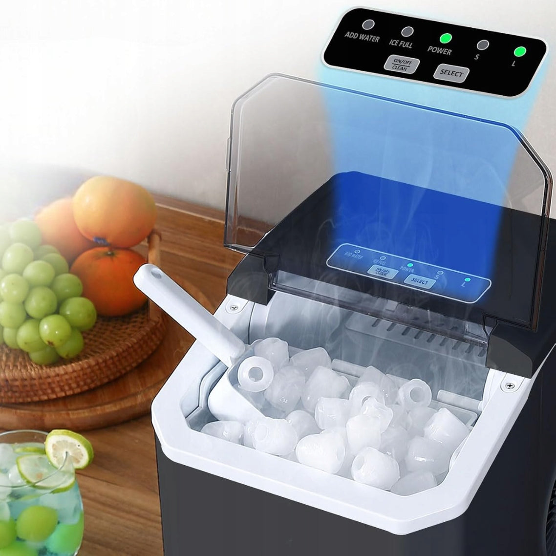 XXL Ice Maker Homemade Cube Machine Express Ice 15 KG Model Maszyna do Kostek Lodu Domowa